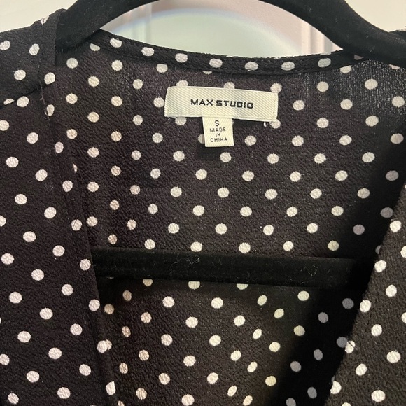 Polka dot womens top from Max Studio - Picture 3 of 4